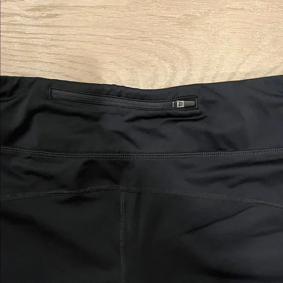 Nike Womens Black Running Leggings with White Logo - Picture 5 of 7
